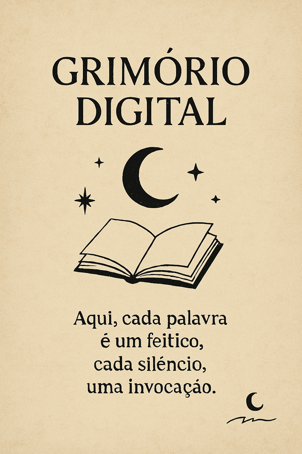 Capa do Grimório Digital
